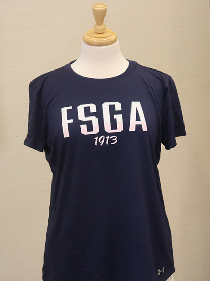 Picture of UA Women's Tee FSGA 1913 White & Pink